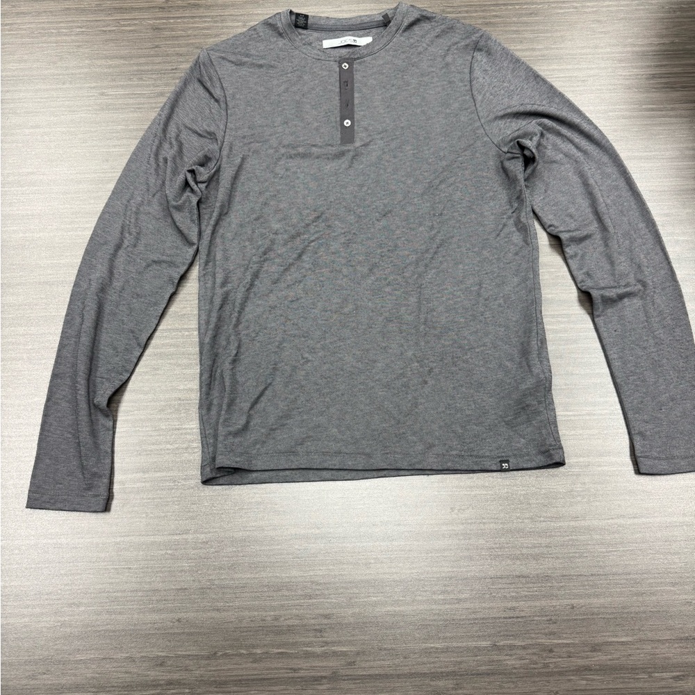 Joe's Jeans Charcoal Long Sleeve Henley